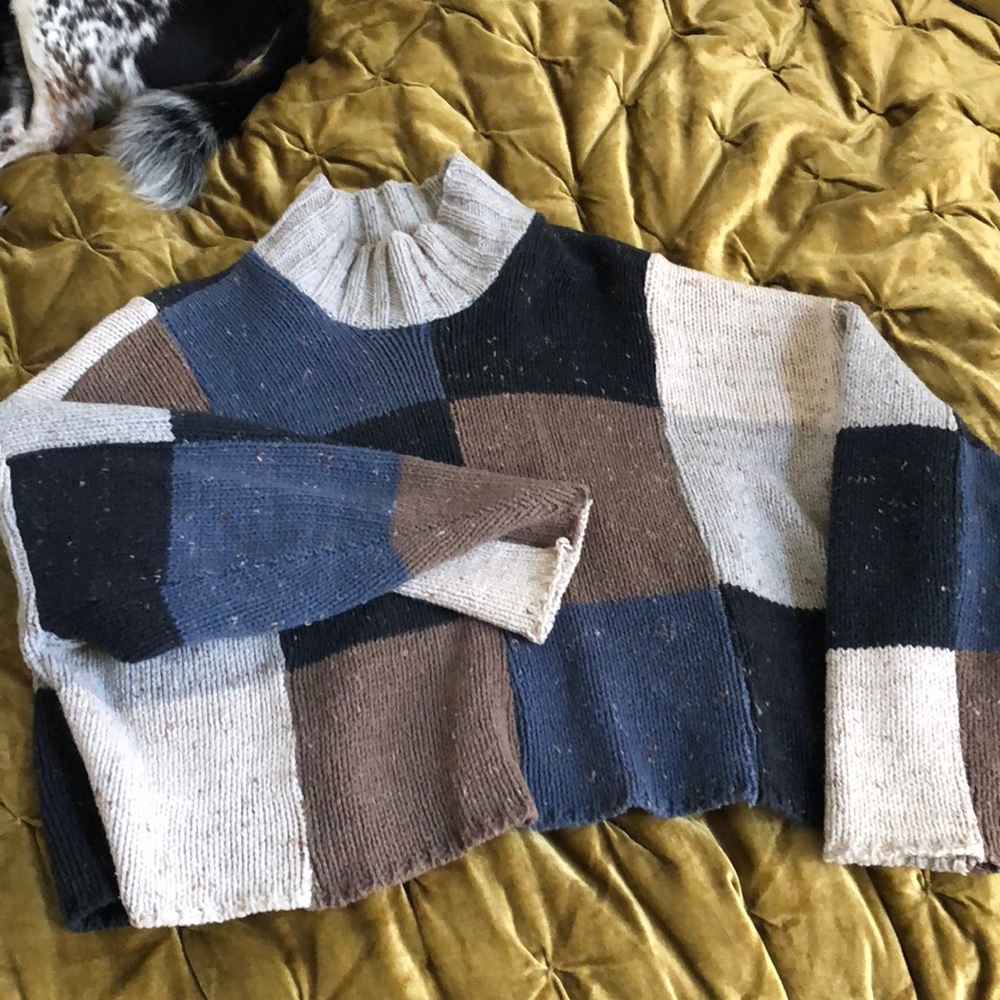 Funky turtleneck sweater